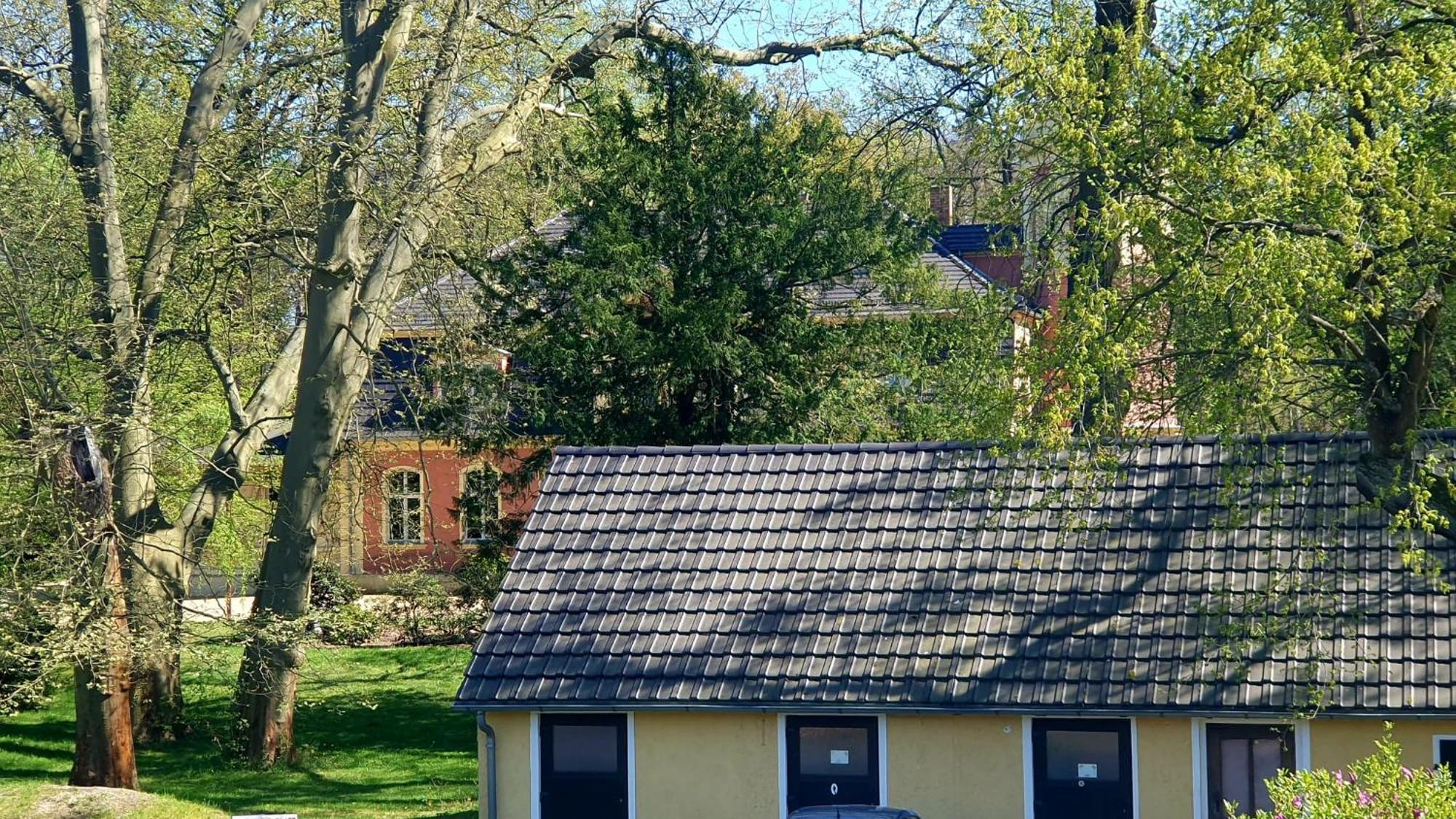 Ferienwohnung Im Gutshof Direkt Gegenueber Dem Schloss, Rhododendronpark Mit Terrasse Und Wlan Kromlau Ngoại thất bức ảnh